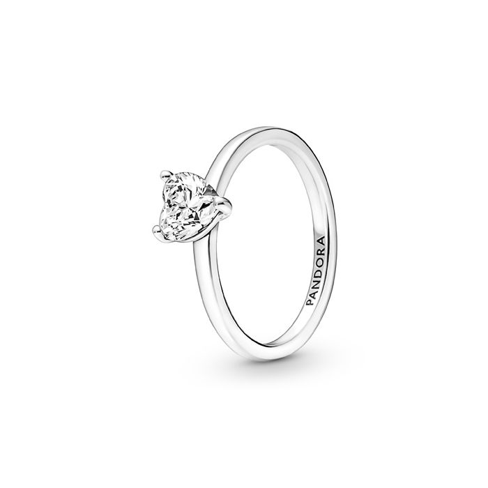 Kalksteen filter Aankondiging Sparkling Heart Solitaire Ring | PANDORA® Mall of America