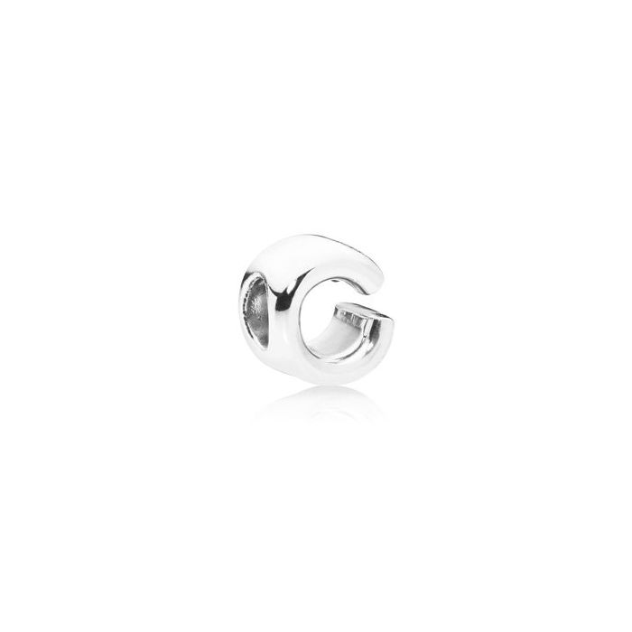 Sterling Silver C Charm 