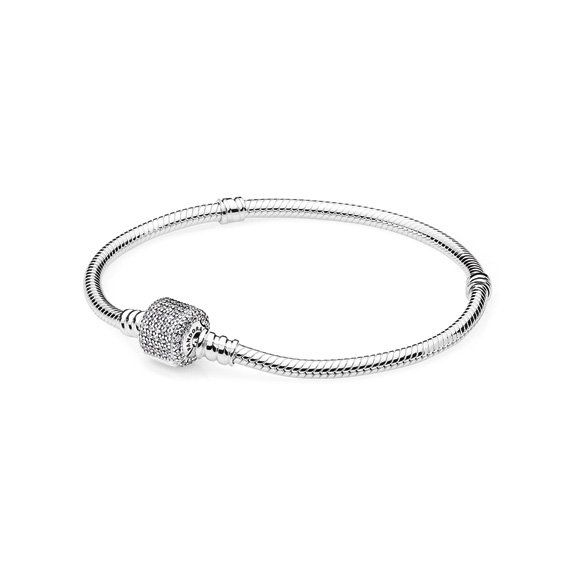 Barrel Clasp Brand New Moments Sterling Silver Charm Bracelet 17cm's