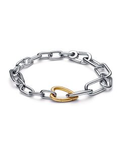 Heart Link Chain Bracelet - PANDORA Me - Pandora Shine