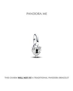 Keyhole Heart Mini Dangle Charm - Pandora ME